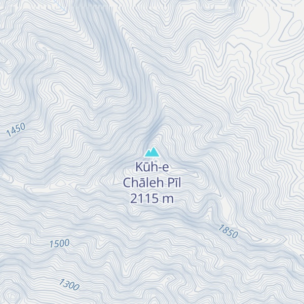 Map of Kūh-e Chāleh Pīl