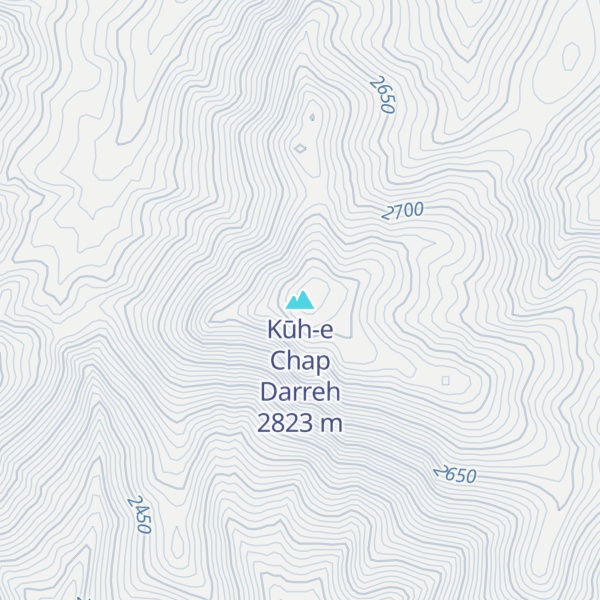 Map of Kūh-e Chap Darreh