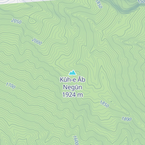 Map of Kūh-e Āb Negūn