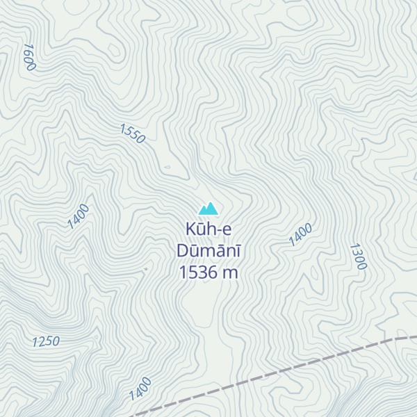 Map of Kūh-e Dūmānī