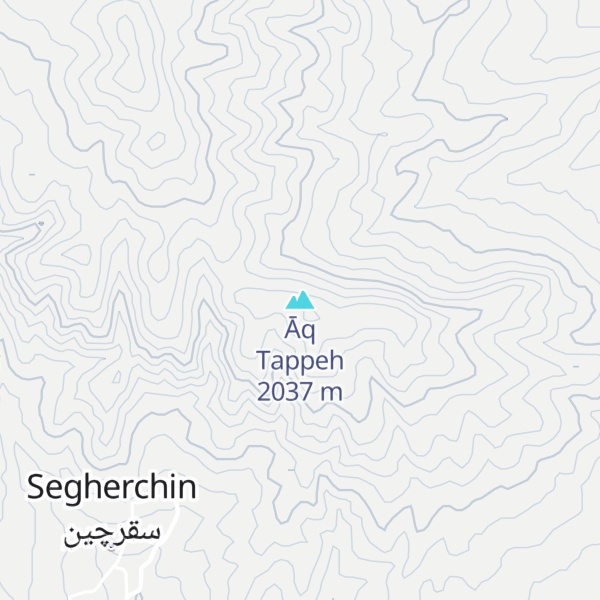 Map of Āq Tappeh