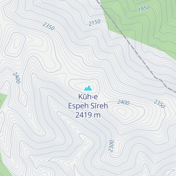 Map of Kūh-e Espeh Sīreh
