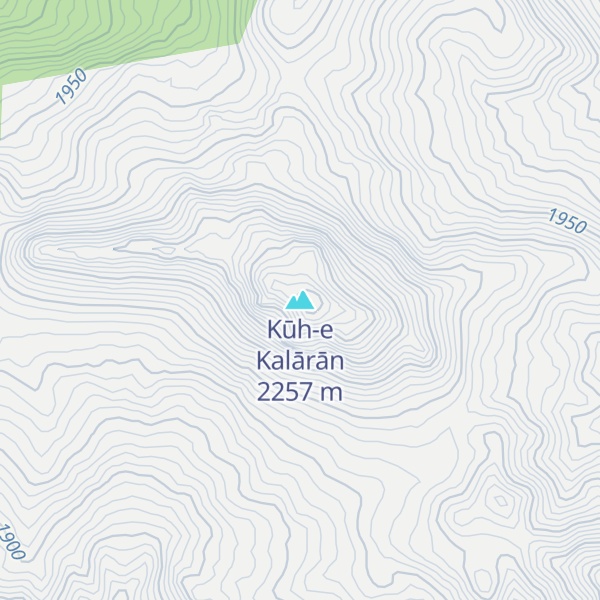 Map of Kūh-e Kalārān
