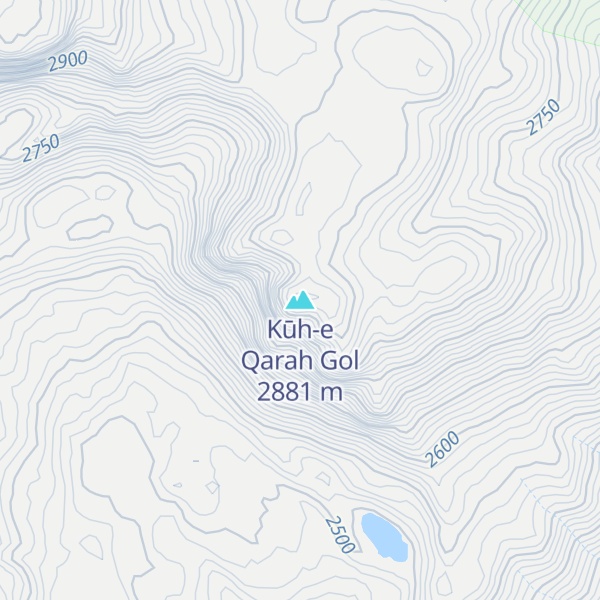 Map of Kūh-e Qarah Gol