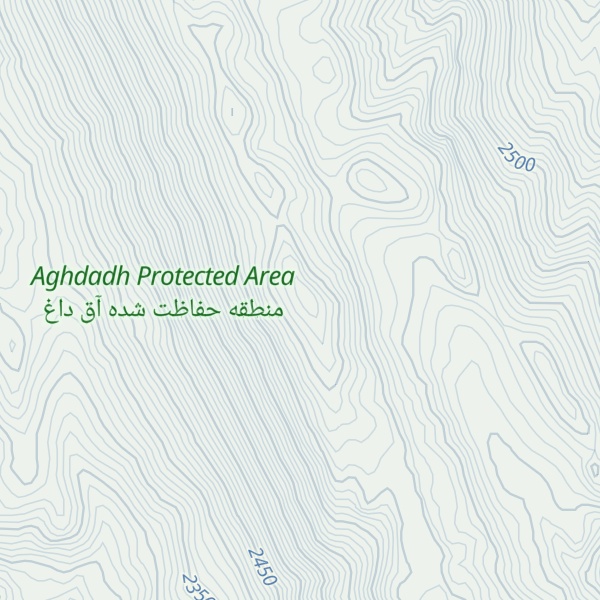 Map of Kūh-e Qarah Gowzlān