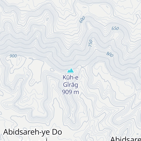 Map of Kūh-e Gīrāg