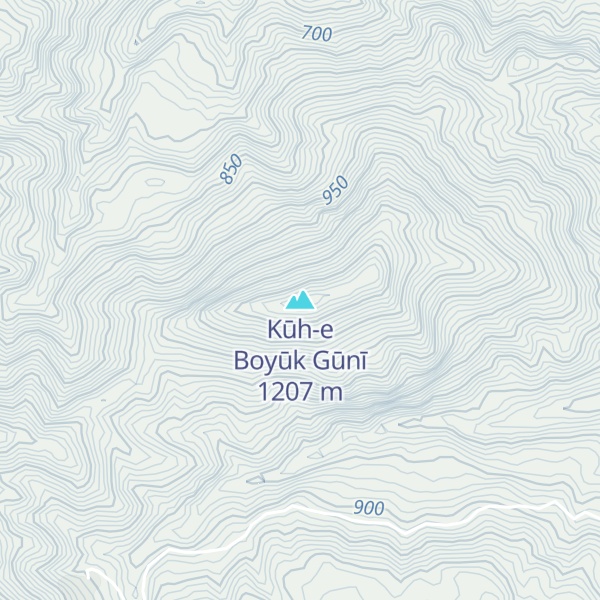 Map of Kūh-e Boyūk Gūnī