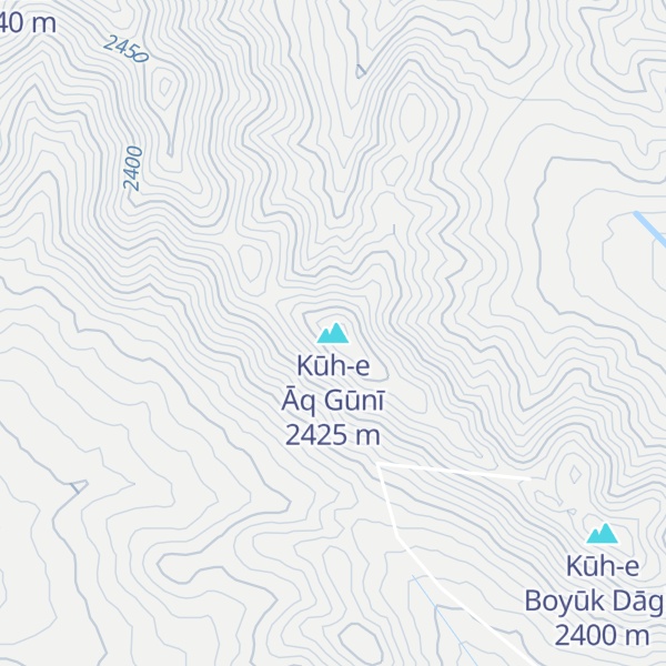 Map of Kūh-e Āq Gūnī