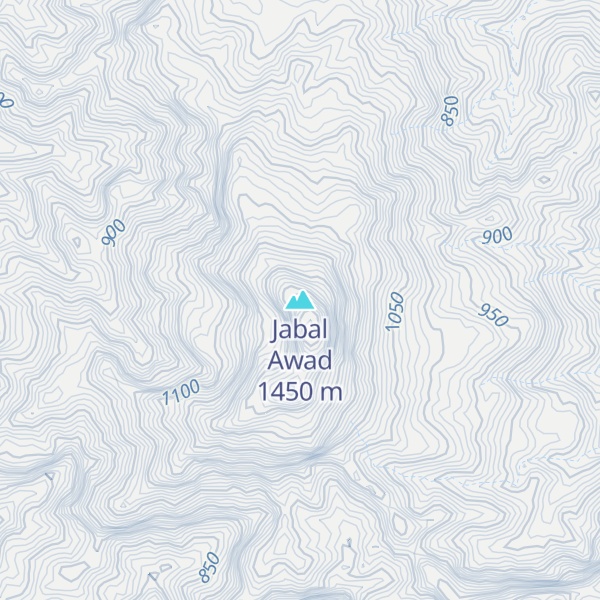Map of Jabal Awad
