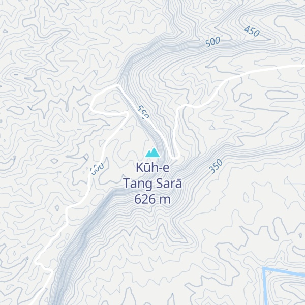 Map of Kūh-e Tang Sarā
