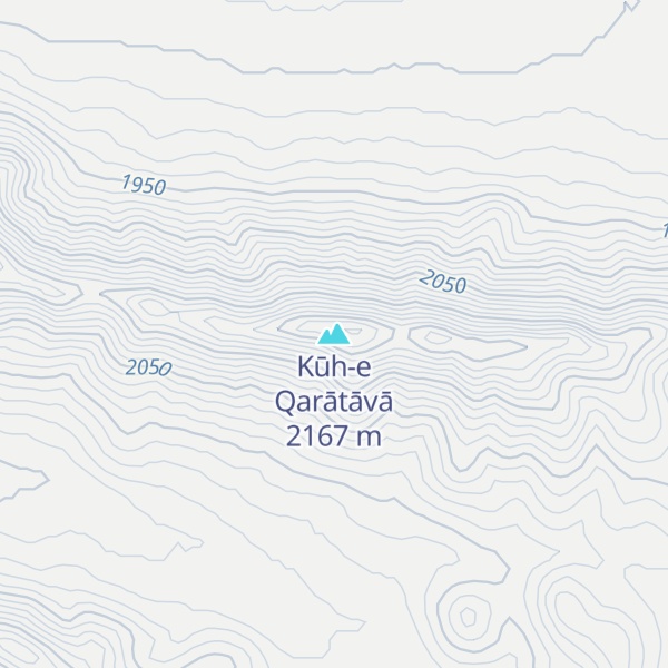 Map of Kūh-e Qarātāvā