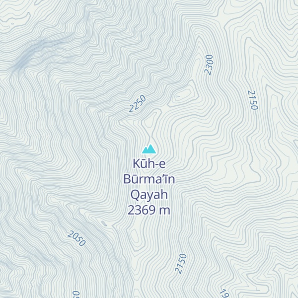 Map of Kūh-e Būrma’īn Qayah