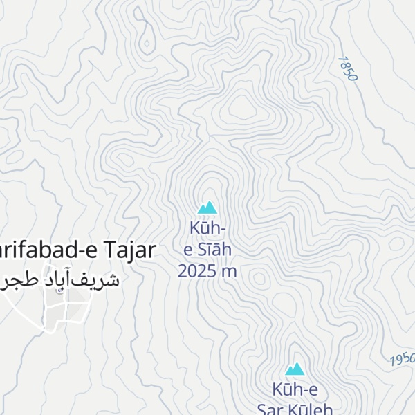Map of Kūh-e Sīāh