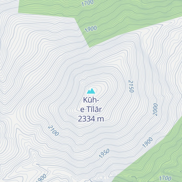 Map of Kūh-e Tīlār