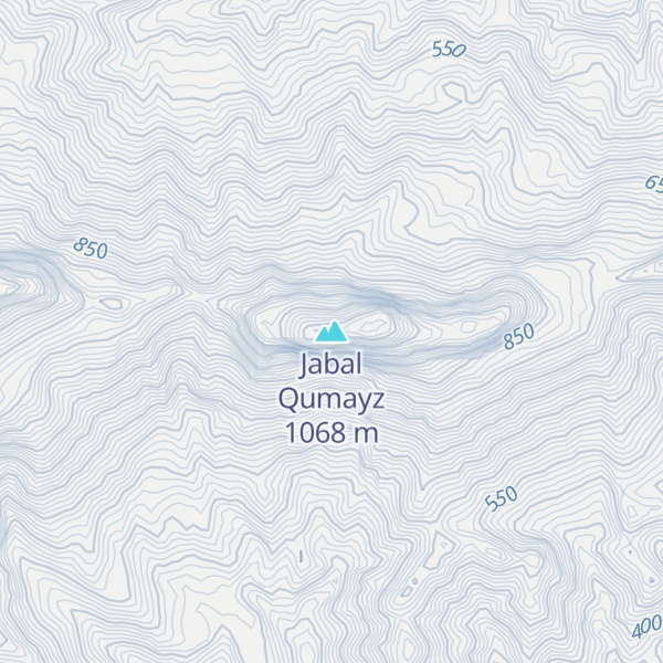 Map of Jabal Qumayz