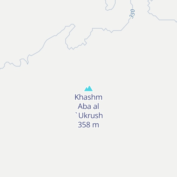 Map of Khashm Aba al `Ukrush