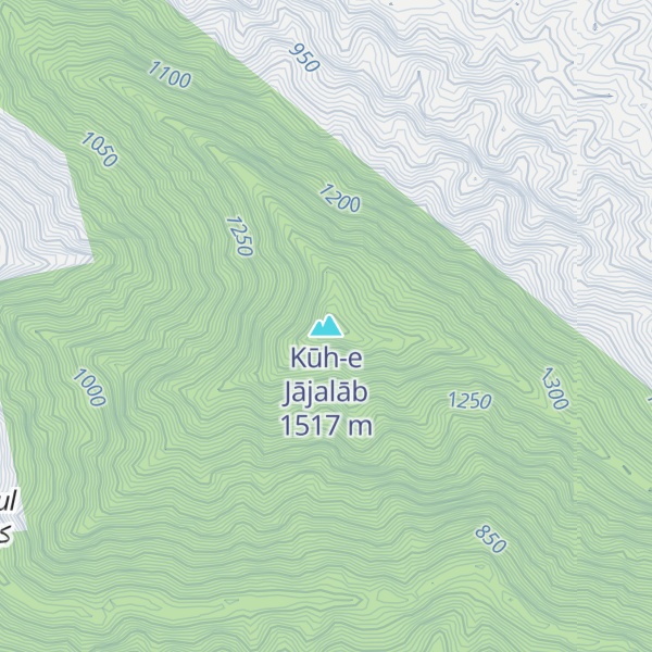 Map of Kūh-e Jājalāb
