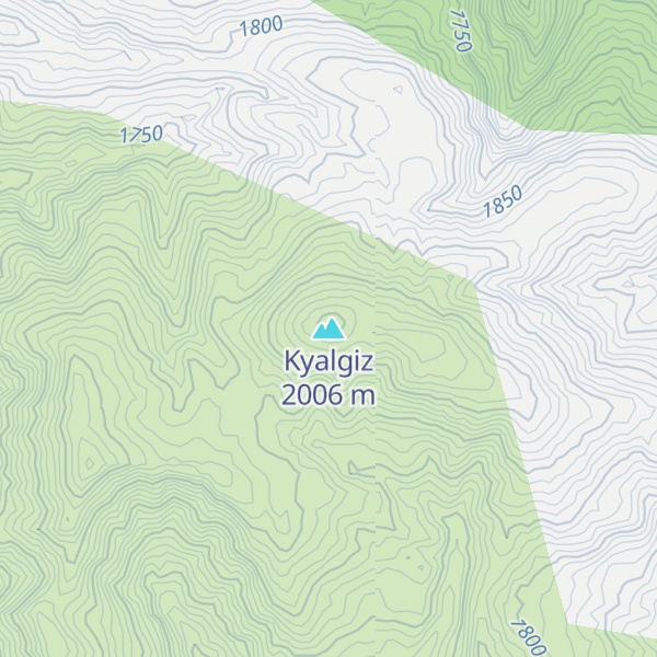 Map of Kyalgiz