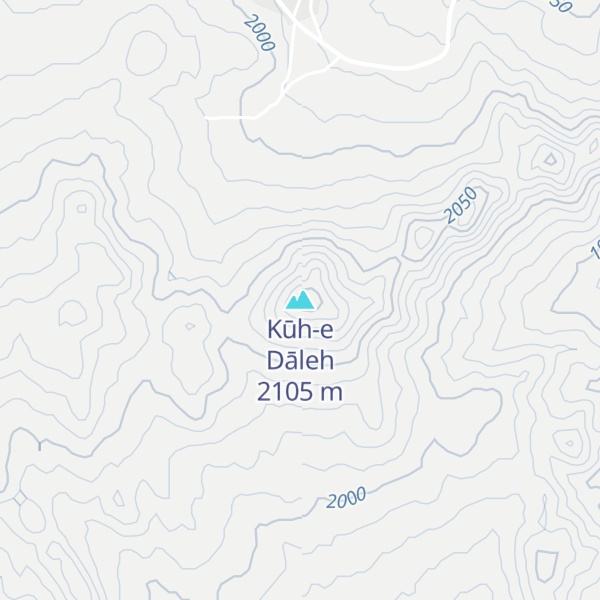 Map of Kūh-e Dāleh