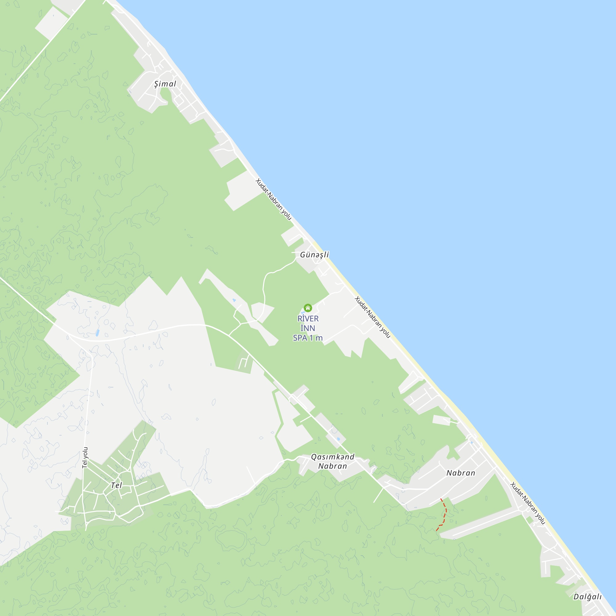 RİVER İNN SPA map