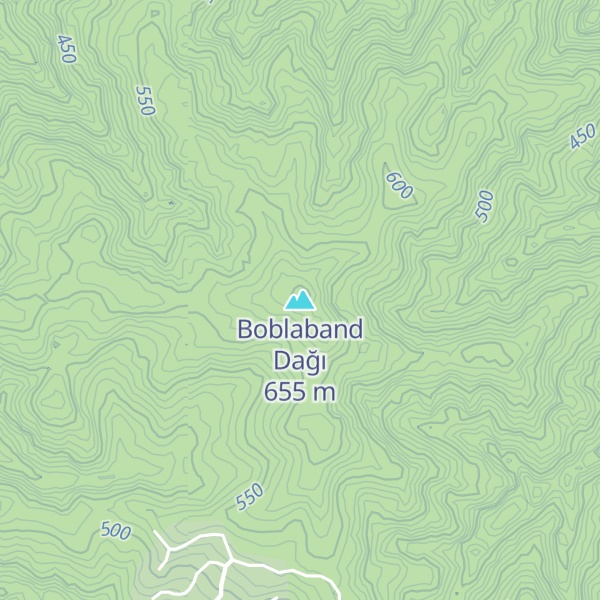 Map of Boblaband Dağı