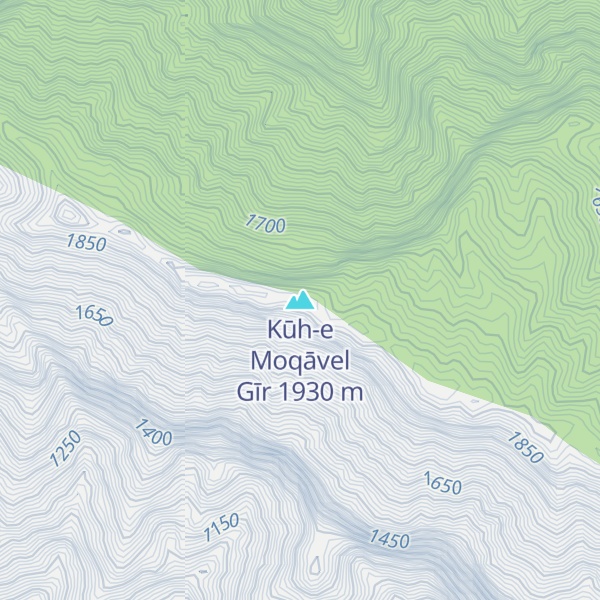Map of Kūh-e Moqāvel Gīr
