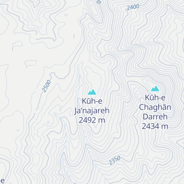 Map of Kūh-e Ja‘najareh