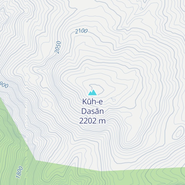 Map of Kūh-e Dasān