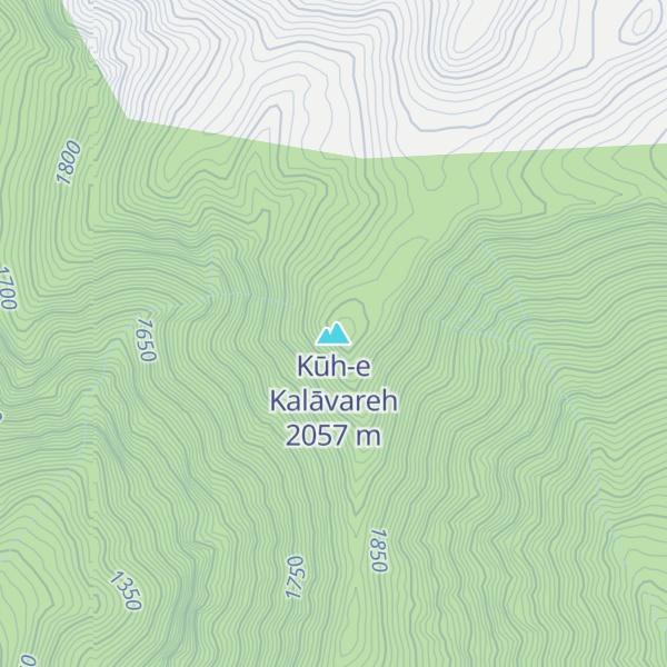 Map of Kūh-e Kalāvareh