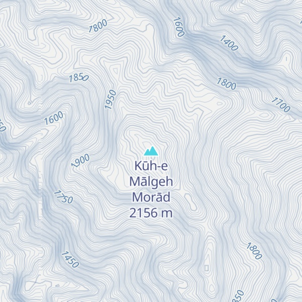 Map of Kūh-e Mālgeh Morād