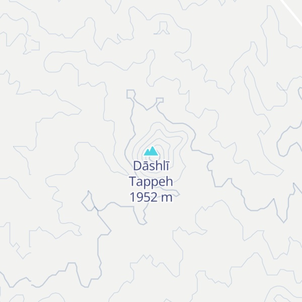 Map of Dāshlī Tappeh
