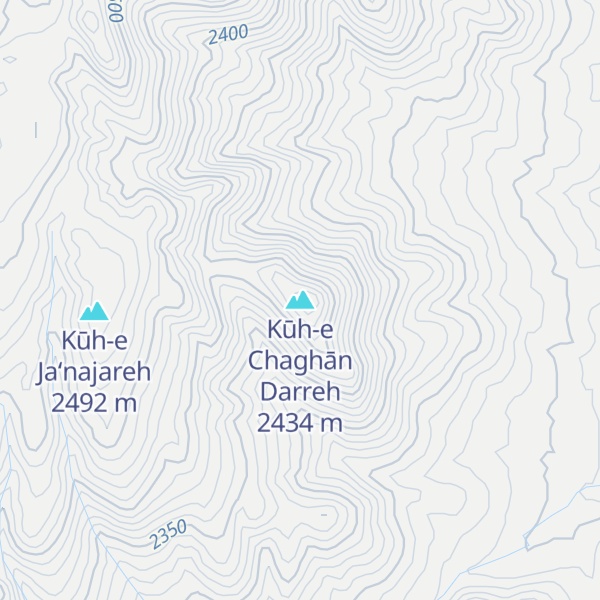 Map of Kūh-e Chaghān Darreh