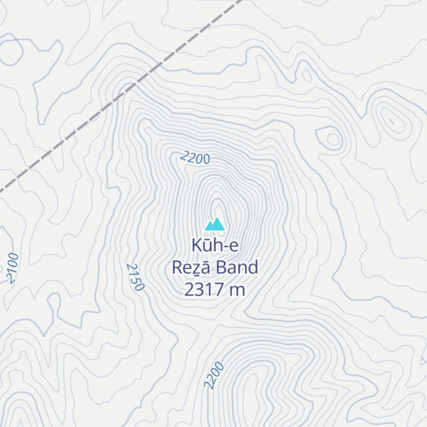 Map of Kūh-e Bakhtī