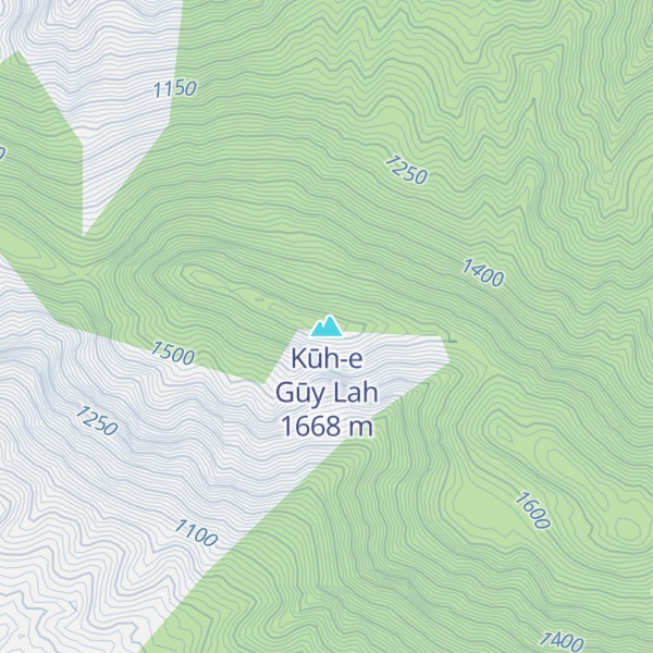 Map of Kūh-e Gūy Lah