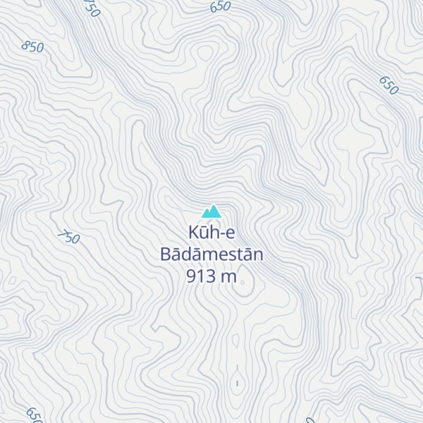 Map of Kūh-e Bādāmestān