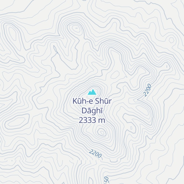 Map of Kūh-e Shūr Dāghī