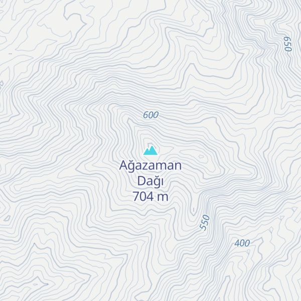 Map of Ağazaman Dağı