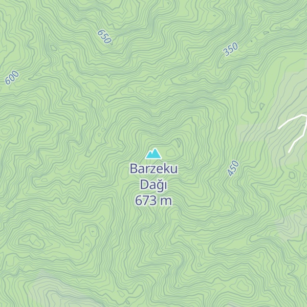 Map of Barzeku Dağı