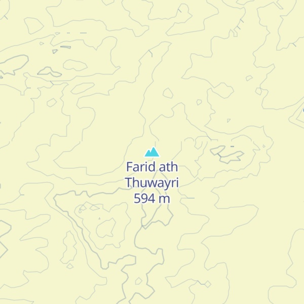 Map of Farid ath Thuwayri