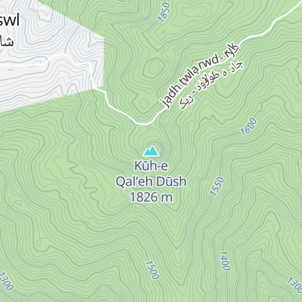 Map of Kūh-e Qal‘eh Dūsh