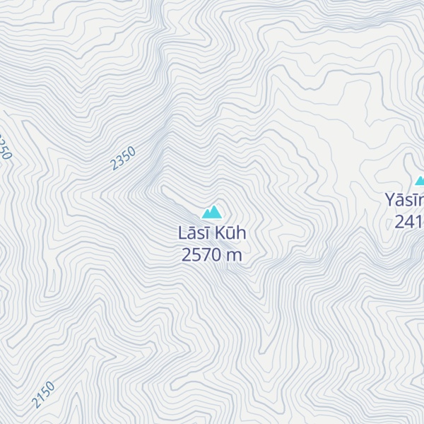 Map of Lāsī Kūh