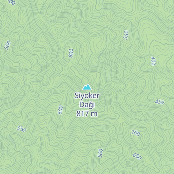 Map of Siyoker Dağı