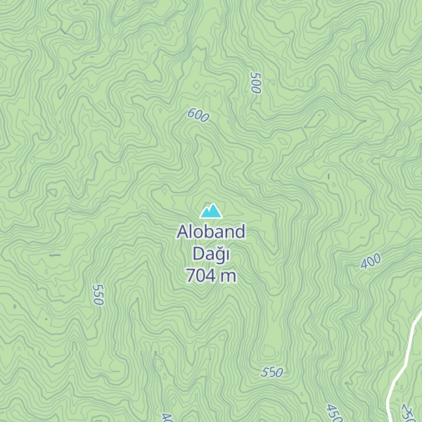 Map of Aloband Dağı