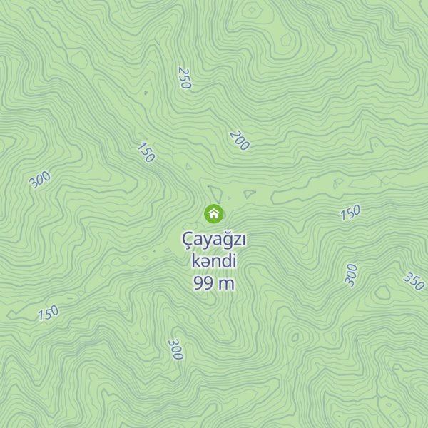 Map of Çayağzı kəndi