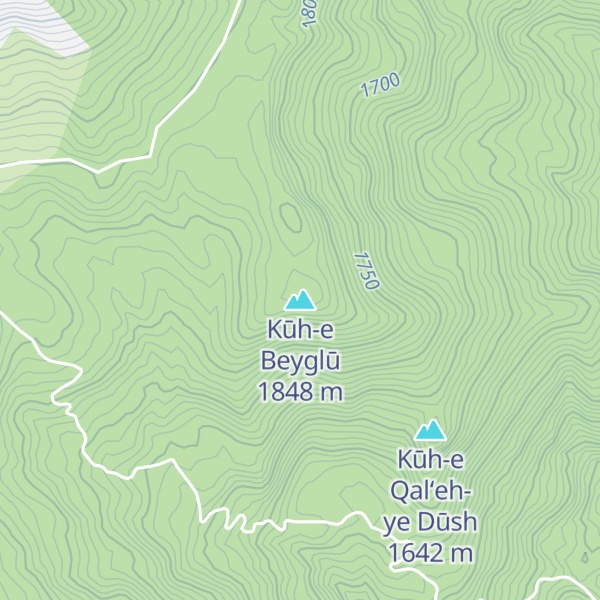 Map of Kūh-e Beyglū