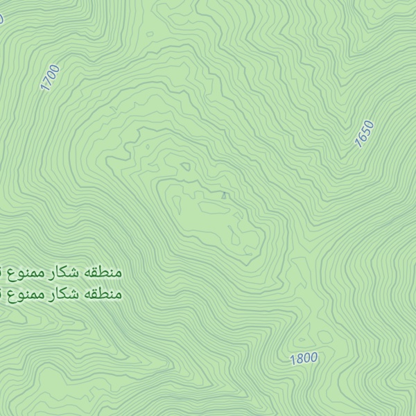 Map of Kūh-e Kaleh Kaleh