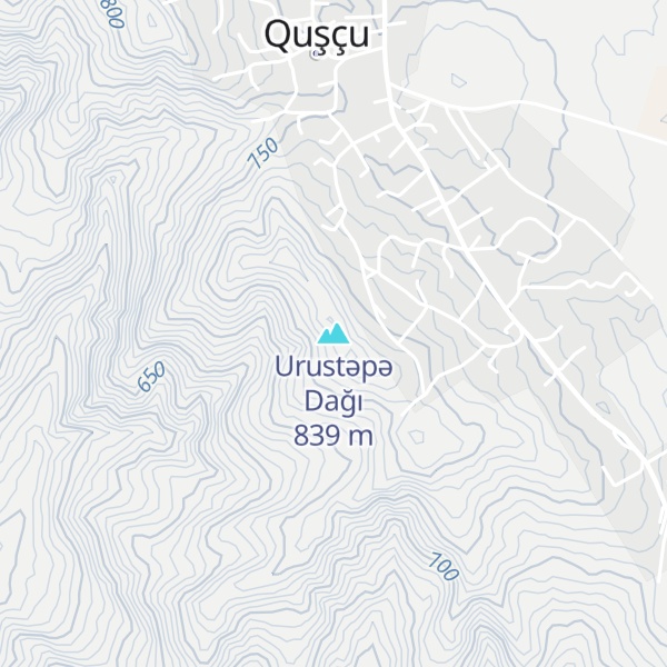 Map of Urustəpə Dağı