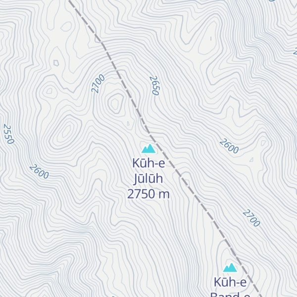 Map of Kūh-e Jūlūh