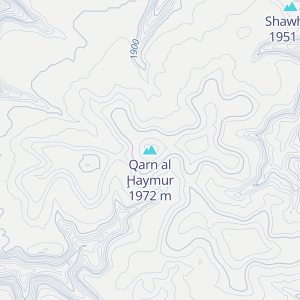 Map of Qarn al Ḩaymur