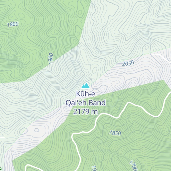 Map of Kūh-e Qal‘eh Band